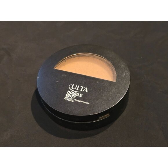 Ulta Double Duty Wet & Dry Pressed Powder Foundation Compact Makeup - Picture 2 of 3